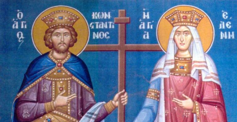 3 июня — день памяти святых равноапостольных царя Константина и матери его царицы Елены