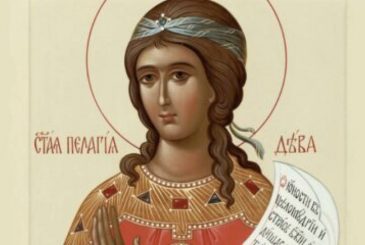 В пятницу, 17 мая 2024 года, в народе чествуют память мученицы Пелагии Тарсийской