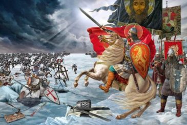 День победы русских воинов князя Александра Невского над немецкими рыцарями на Чудском озере отмечают 18 апреля 2024 года