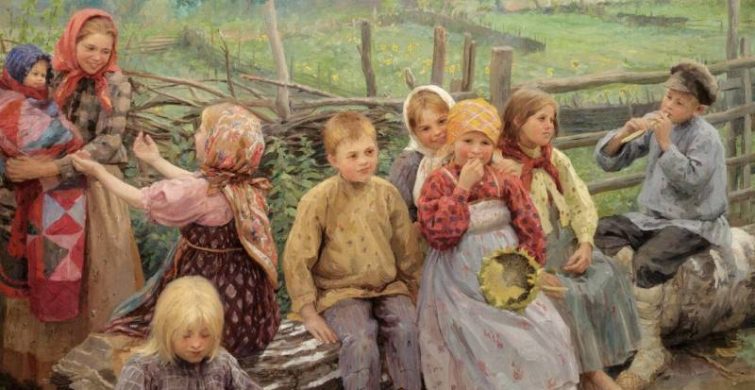 На Руси детей одевали в перешитую одежду родителей вовсе не от бедности itemprop=