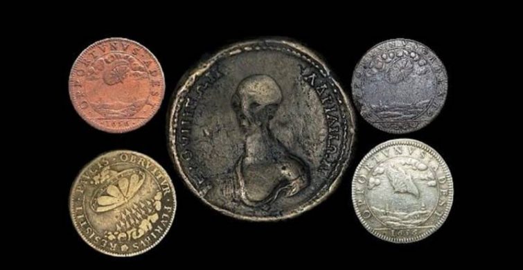 Зачем на монетах 1656 года изображали инопланетян itemprop=