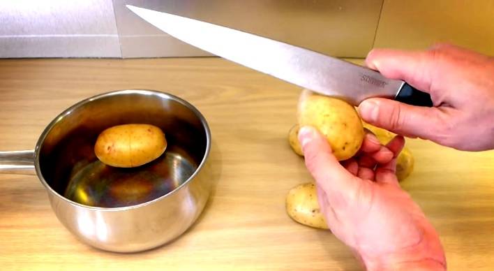 Чистим картошку за 5 минут быстро и качественно itemprop=