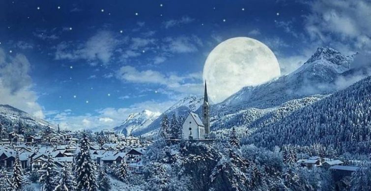 Снежная Луна поможет разбогатеть в полнолуние 5 февраля 2023 года itemprop=