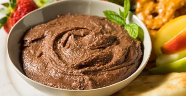 Нежный шоколадный хумус, в котором всего 44 калории